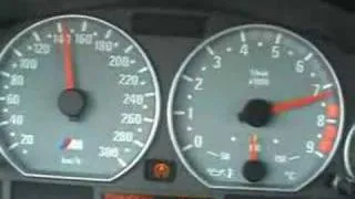 E46 M3 acceleration 0-220