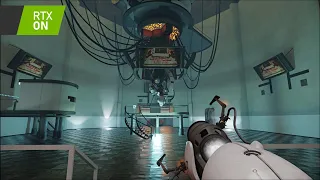 GlaDOS Boss Fight in Portal RTX 1080p DLSS (RTX 3080)