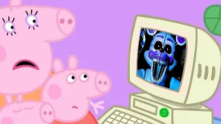 Peppa Pig plays FIVE NIGHTS AT FREDDY'S and PIGGY