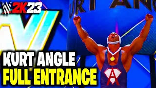 WWE 2K23 KURT ANGLE FULL ENTRANCE!