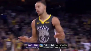 Stephen Curry Was On Fire Against Pelicans