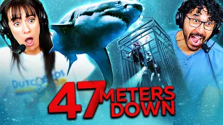 47 METERS DOWN (2017) MOVIE REACTION!! First Time Watching! Full Movie Review