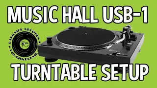 Music Hall USB-1 Turntable Setup