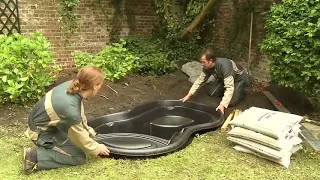 Gartenideen   Gartenteich anlegen & gestalten   Teich mit Wasserfall selber bauen   Garten Ideen