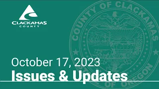 Issues & Updates - October 17, 2023