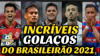OS GOLS MAIS BONITOS DO BRASILEIRÃO 2021 / TOP 10 DE GOLS BONITOS DO BRASILEIRÃO 2021