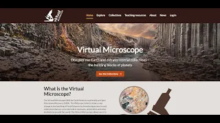 Descripción de Microscopio Virtual para Rocas y Minerales