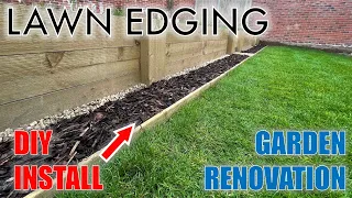 DIY Lawn Edging Installation - Garden Renovation