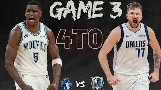 Minnesota Timberwolves VS Dallas Mavericks 4TO GAME 3 Full HD 1080p