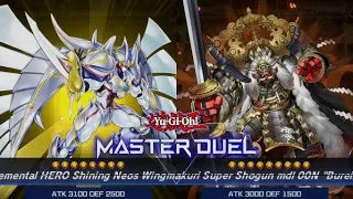 HERO Vs Super Heavy Samurai | Yu-Gi-Oh! Master Duel Legend Anthology Replay