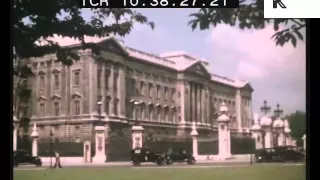 Early 1950s London, Rare Colour Home Movie Footage