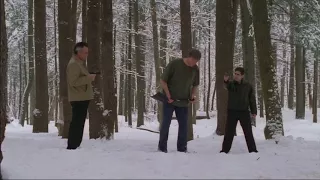 Paulie, Christopher And Valery In Pine Barrens - The Sopranos HD