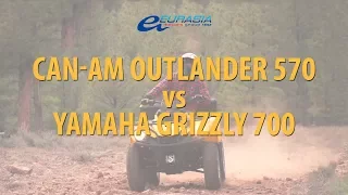 Обзор BRP Can-Am Outlander 570 vs Yamaha Grizzly 700