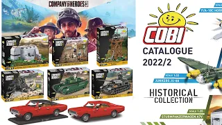 New sets from the COBI 2022/2 cobi catalogue with commentary - Company of Heroes 3, tanks, buildings