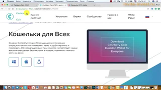 Инструкция как вывести монету CBC с сайта Кэшбери на биржу BTC ALPHA. Установка хол. кошелька CBC