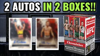 2 AUTOS AND 6 NUMBERED CARDS IN 2 BOXES 🤯🔥 2023 UFC CHRONICLES