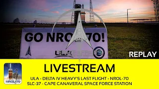 ULA - Delta IV Heavy's Last Flight - NROL-70 - SLC-37 - CCSFS - April 9, 2024