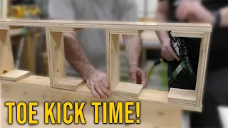 Cabinet Build: How To Make a Toe Kick