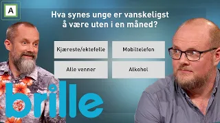 Brille | Hva synes unge er vanskeligst å være uten i en måned? | discovery+ Norge