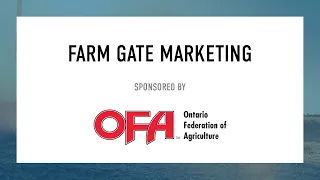 Day 1 - London Farm Show Connect - Farm Gate Marketing