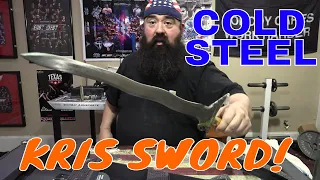 Cold Steel Kris Sword! Coming And Going!