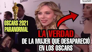 ORIGEN DEL VIDEO DE LA MUJER QUE desaparece atrás de Scarlett Johansson EN  LOS OSCARS 2021