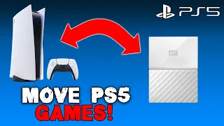 How to Move PS5 Games to External Storage!