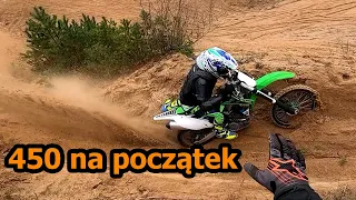 AMATOR KUPIŁ KXF 450 na pierwsze moto * zły pomysł *