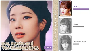 How Would TWICE Sing 'Eve, Psyche and The Bluebeard's wife' by LE SSERAFIM (Line Distribution)