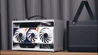 The 7.5L portable ITX PC build. |  Pccooler i100pro