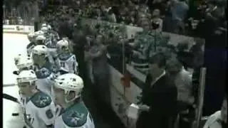 Jonathan Cheechoo Amazing Goal vs Canadiens 2008