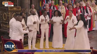 A coronation first for the Alleluia sung with the Gospel reading