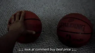 UPDATE 2::: BREAKING IN vs BROKEN IN SPALDING INDOOR LEATHER NBA GAME BALL COMPARISON