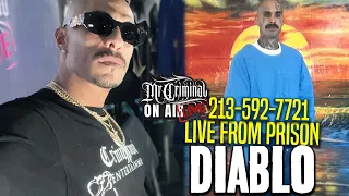 Mr. Criminal On Air LIVE! DIABLO CALLS IN FROM PELICAN BAY