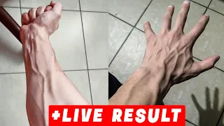 get veiny hands permanently / in less than 3 min at home