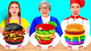 我vs奶奶 烹飪挑戰 | 史詩般的食物大戰 BaRaDa Challenge