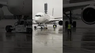 Rainy weather repel for this Airbus A350
