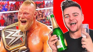 BROCK LESNAR WINS WWE CHAMPIONSHIP! | WWE Day 1 Review!