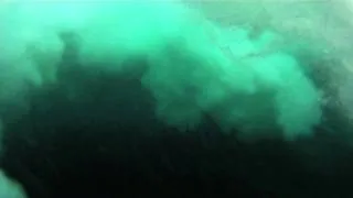 Swirling Underwater Wave Vortex in Slow Motion