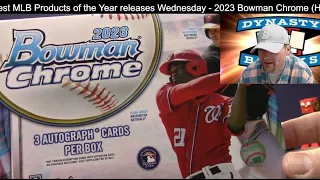 2023 Bowman Chrome HTA Hobby Mixer Baseball Card 12 Box Case Break #1   Sports Cards