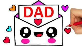 father's day card making very easy   how to make father's day card