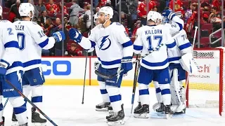 Dave Mishkin calls Lightning highlights from dominant win over Blackhawks