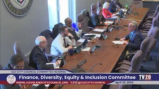 Finance, Diversity, Equity and Inclusion Committee, April 29, 2024