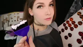 АСМР Парикмахер [Красим волосы] 💇✂ ASMR Hairdresser [Hair Dye]