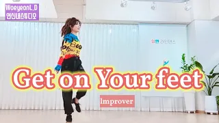 💃Get on Your feet LineDance/겟 온 유어 핏 라인댄스/lmprover/Woeyeonlinedance