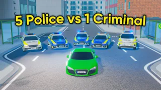 1 CRIMINAL vs 5 POLICE In Emergency Hamburg!