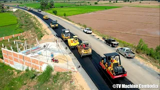 Beautiful & Excellent Techniques Road Construction Technology Machines Fastest Asphalt Paving