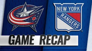 Blue Jackets top Rangers in SO to clinch playoff spot