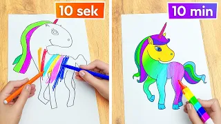 🙀WOW🎨 GENIALE DIY-ZEICHENTRICKS 🌈 Lustige Maltechniken⭐️ #malen #ideen #123GO