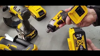 Обзор на китайский набор ГАЙКОВЕРТ и БОЛГАРКУ DeWalt